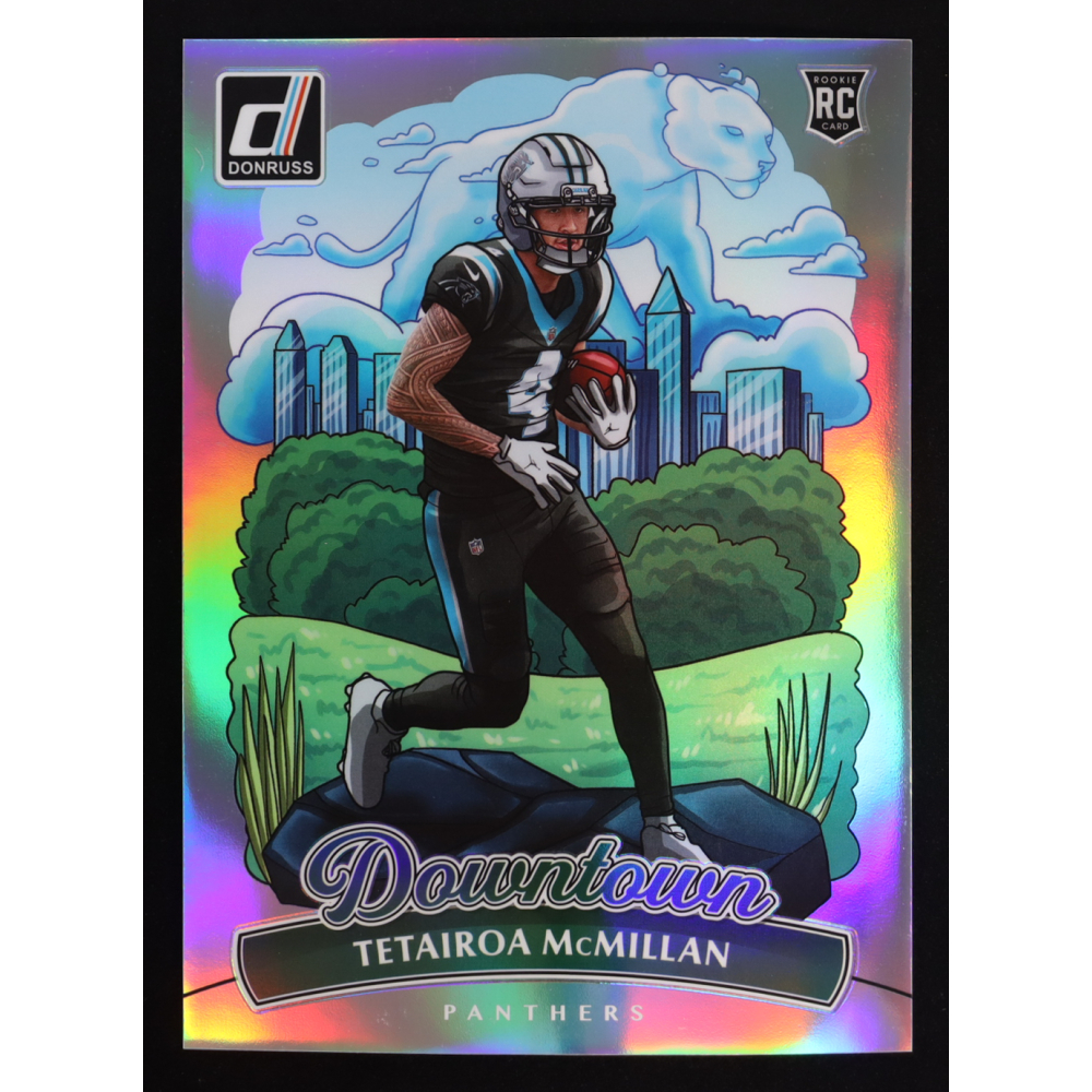 Tetairoa McMillan 2025 Donruss Downtown! Oversize #15 RC at PristineAuction.com