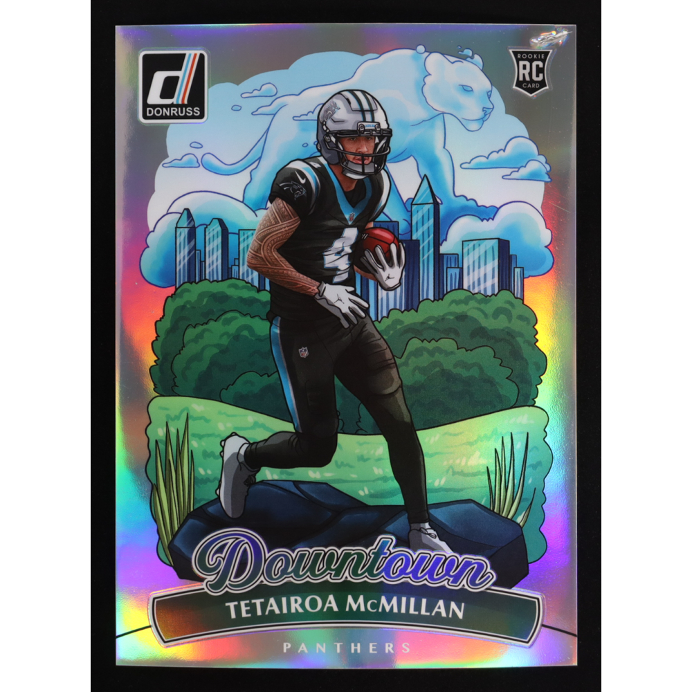 Tetairoa McMillan 2025 Donruss Downtown! Oversize #15 RC at PristineAuction.com