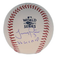 Jeremy Pena Signed 2022 World Series Baseball Inscribed "22 W.S. MVP" (Beckett) at PristineAuction.com