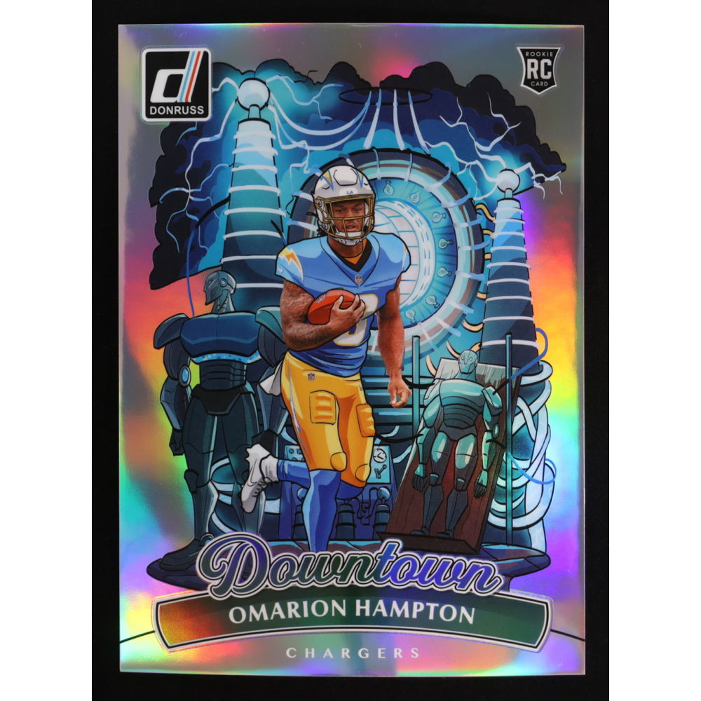Omarion Hampton 2025 Donruss Downtown! Oversize #16 RC at PristineAuction.com