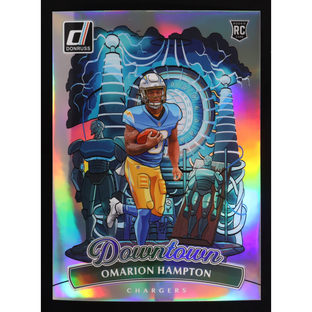 Omarion Hampton 2025 Donruss Downtown! Oversize #16 RC at PristineAuction.com