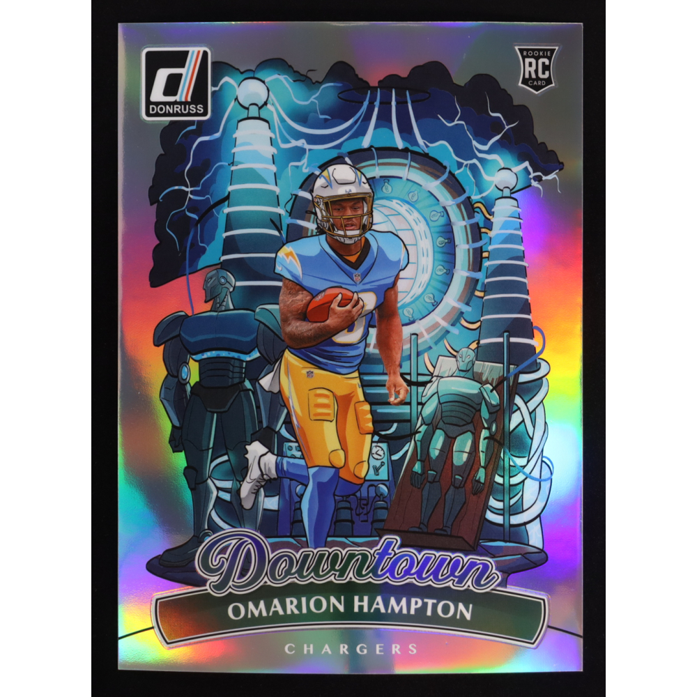 Omarion Hampton 2025 Donruss Downtown! Oversize #16 RC at PristineAuction.com