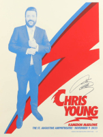 Chris Young Signed LE 18x24 Concert Poster (JSA) at PristineAuction.com