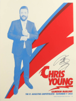 Chris Young Signed LE 18x24 Concert Poster (JSA) at PristineAuction.com