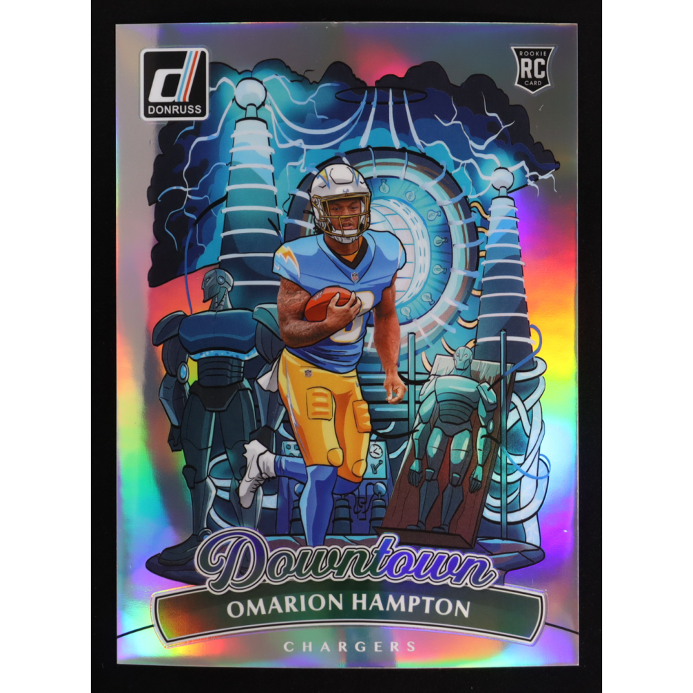 Omarion Hampton 2025 Donruss Downtown! Oversize #16 RC at PristineAuction.com