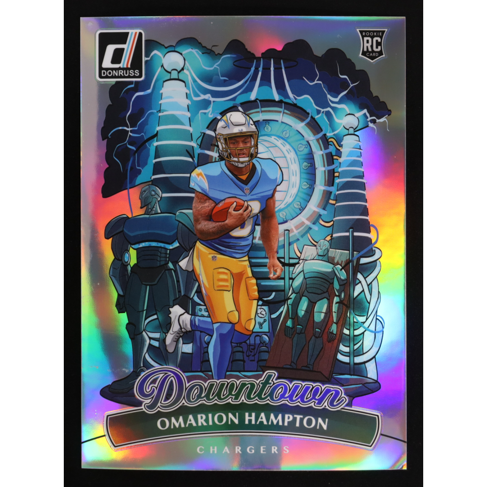 Omarion Hampton 2025 Donruss Downtown! Oversize #16 RC at PristineAuction.com