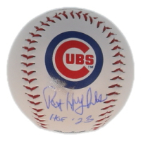 Pat Hughes Signed Cubs Logo OML Baseball Inscribed "HOF '23" (ACOA) at PristineAuction.com
