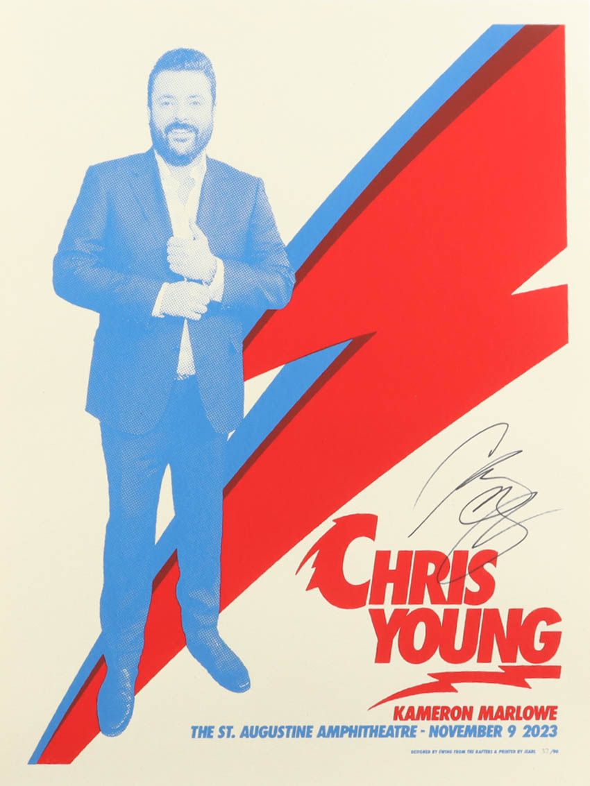 Chris Young Signed LE 18x24 Concert Poster (JSA) at PristineAuction.com Chris Young Signed LE 18x24 Concert Poster (JSA) at PristineAuction.com