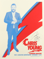 Chris Young Signed LE 18x24 Concert Poster (JSA) at PristineAuction.com