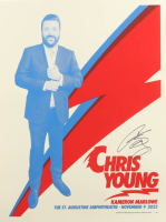 Chris Young Signed LE 18x24 Concert Poster (JSA) at PristineAuction.com
