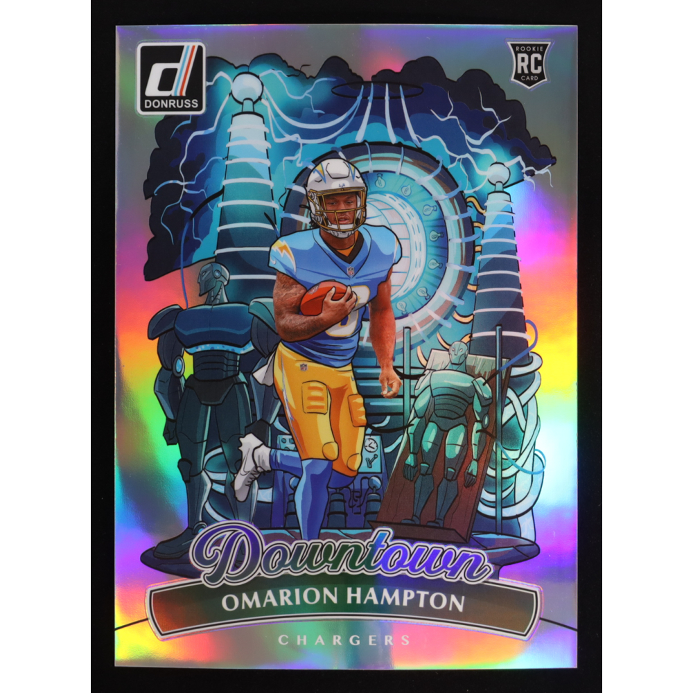 Omarion Hampton 2025 Donruss Downtown! Oversize #16 RC at PristineAuction.com