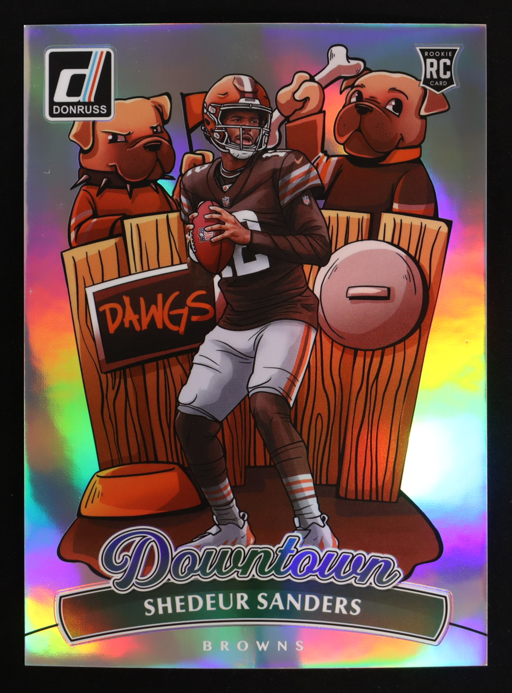 Shedeur Sanders 2025 Donruss Downtown! Oversized #17 RC at PristineAuction.com Shedeur Sanders 2025 Donruss Downtown! Oversized #17 RC at PristineAuction.com