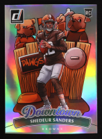 Shedeur Sanders 2025 Donruss Downtown! Oversized #17 RC at PristineAuction.com