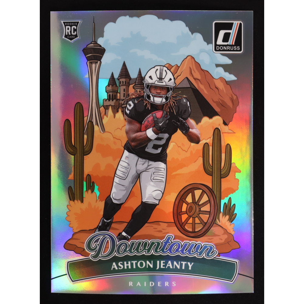 Ashton Jeanty 2025 Donruss Downtown! Oversize #11 RC at PristineAuction.com
