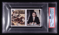 Fire Engine / John F. Kennedy 1976 Eddie Sargent Bicentennial Stamp Sheet (PSA 9) at PristineAuction.com