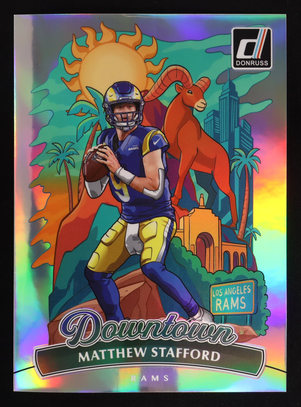 Matthew Stafford 2025 Donruss Downtown Oversize #6 at PristineAuction.com Matthew Stafford 2025 Donruss Downtown Oversize #6 at PristineAuction.com