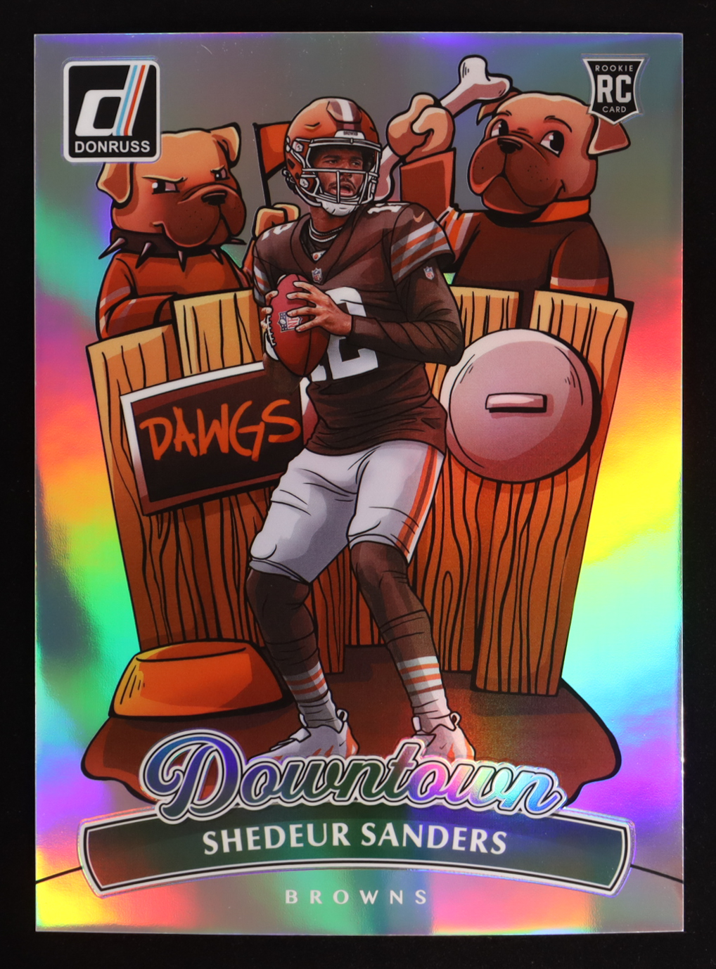 Shedeur Sanders 2025 Donruss Downtown! Oversized #17 RC at PristineAuction.com Shedeur Sanders 2025 Donruss Downtown! Oversized #17 RC at PristineAuction.com