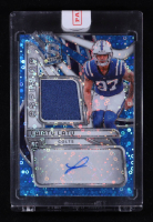Laiatu Latu 2024 Panini Spectra Aspiring Patch Autographs Neon Blue #18 #29/50 RC at PristineAuction.com