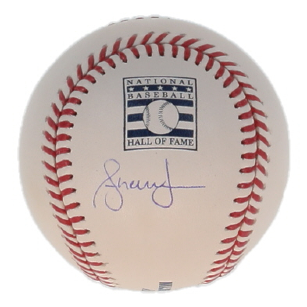 Andruw Jones Signed OML Hall of Fame Logo Baseball (Wilder) at PristineAuction.com