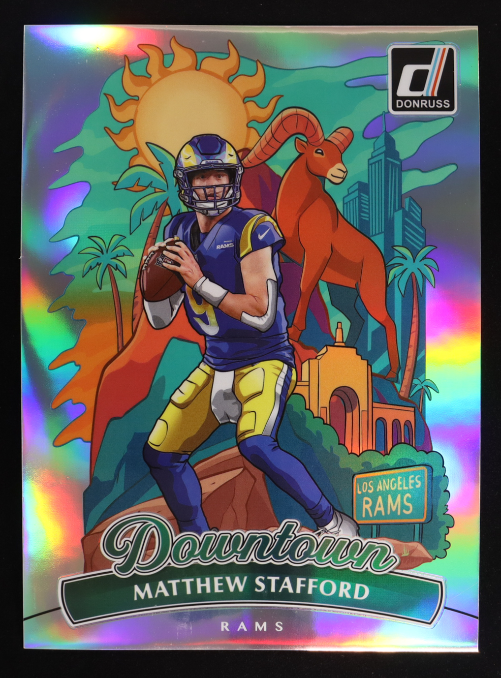 Matthew Stafford 2025 Donruss Downtown Oversize #6 at PristineAuction.com Matthew Stafford 2025 Donruss Downtown Oversize #6 at PristineAuction.com
