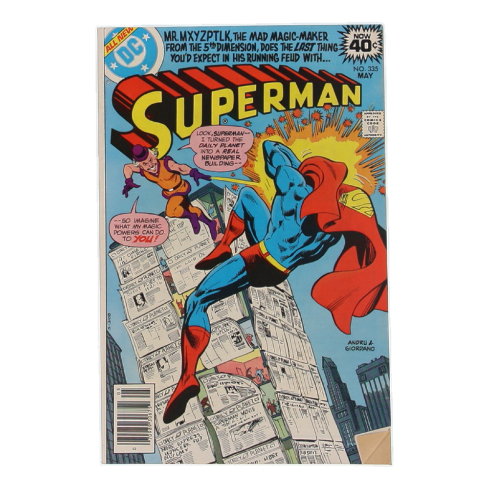 1979 "Superman" Issue #335 DC Comic Book at PristineAuction.com
