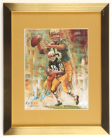 Bart Starr Signed Packers Custom Framed Art Print Display (JSA) at PristineAuction.com