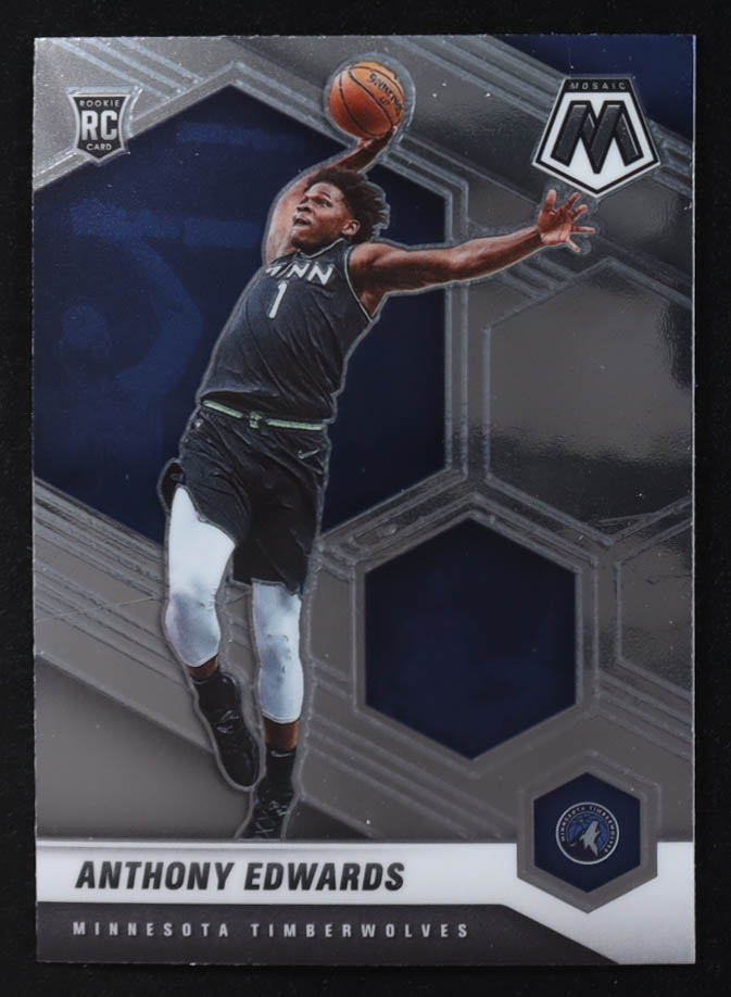 Anthony Edwards 2020-21 Panini Mosaic #201 RC at PristineAuction.com Anthony Edwards 2020-21 Panini Mosaic #201 RC at PristineAuction.com
