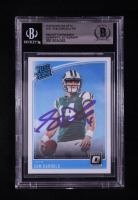 Sam Darnold Signed 2018 Donruss Optic #151 RR RC (BGS) at PristineAuction.com