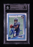 Jalen Milroe Signed 2025 Donruss #307 RR RC (BGS) at PristineAuction.com