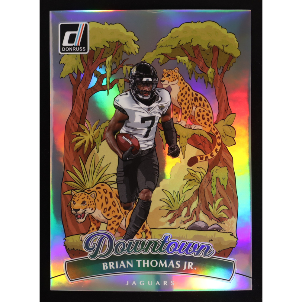Brian Thomas Jr. 2025 Donruss Downtown! Oversize #2 at PristineAuction.com