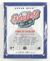 1991 Upper Deck Final Edition Baseball Factory Set with (100) Cards at PristineAuction.com
