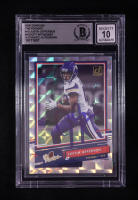 Justin Jefferson Signed 2020 Donruss The Rookies #13 RC (BGS | Auto 10) at PristineAuction.com