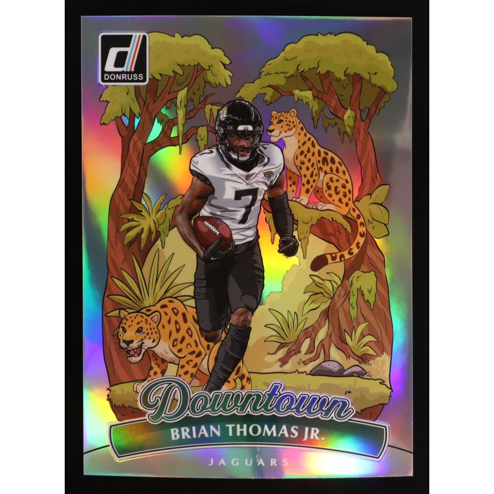 Brian Thomas Jr. 2025 Donruss Downtown! Oversize #2 at PristineAuction.com