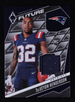 TreVeyon Henderson 2025 Panini Phoenix Franchise Future Material #22 #094/299 RC at PristineAuction.com