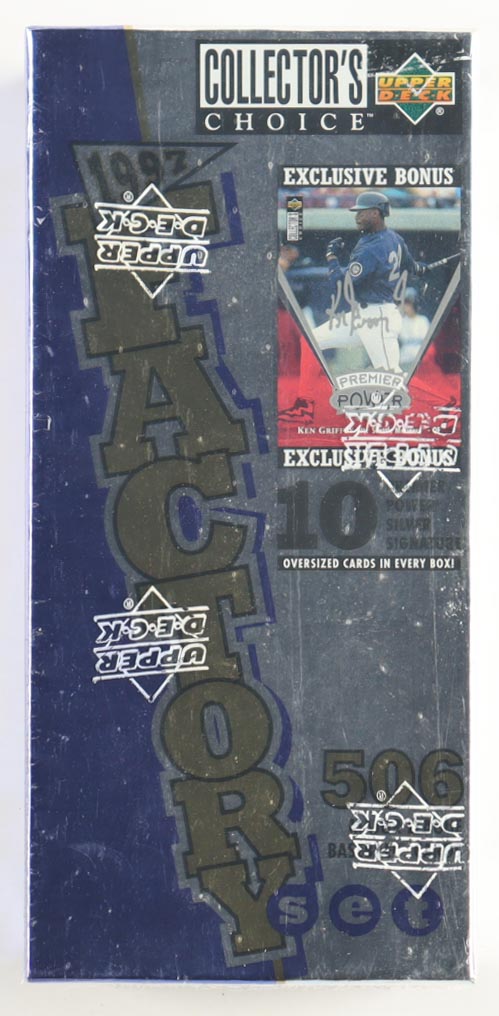 1997 Upper Deck Collector's Choice Baseball Complete Factory-Sealed Set of (506) Cards at PristineAuction.com 1997 Upper Deck Collector's Choice Baseball Complete Factory-Sealed Set of (506) Cards at PristineAuction.com