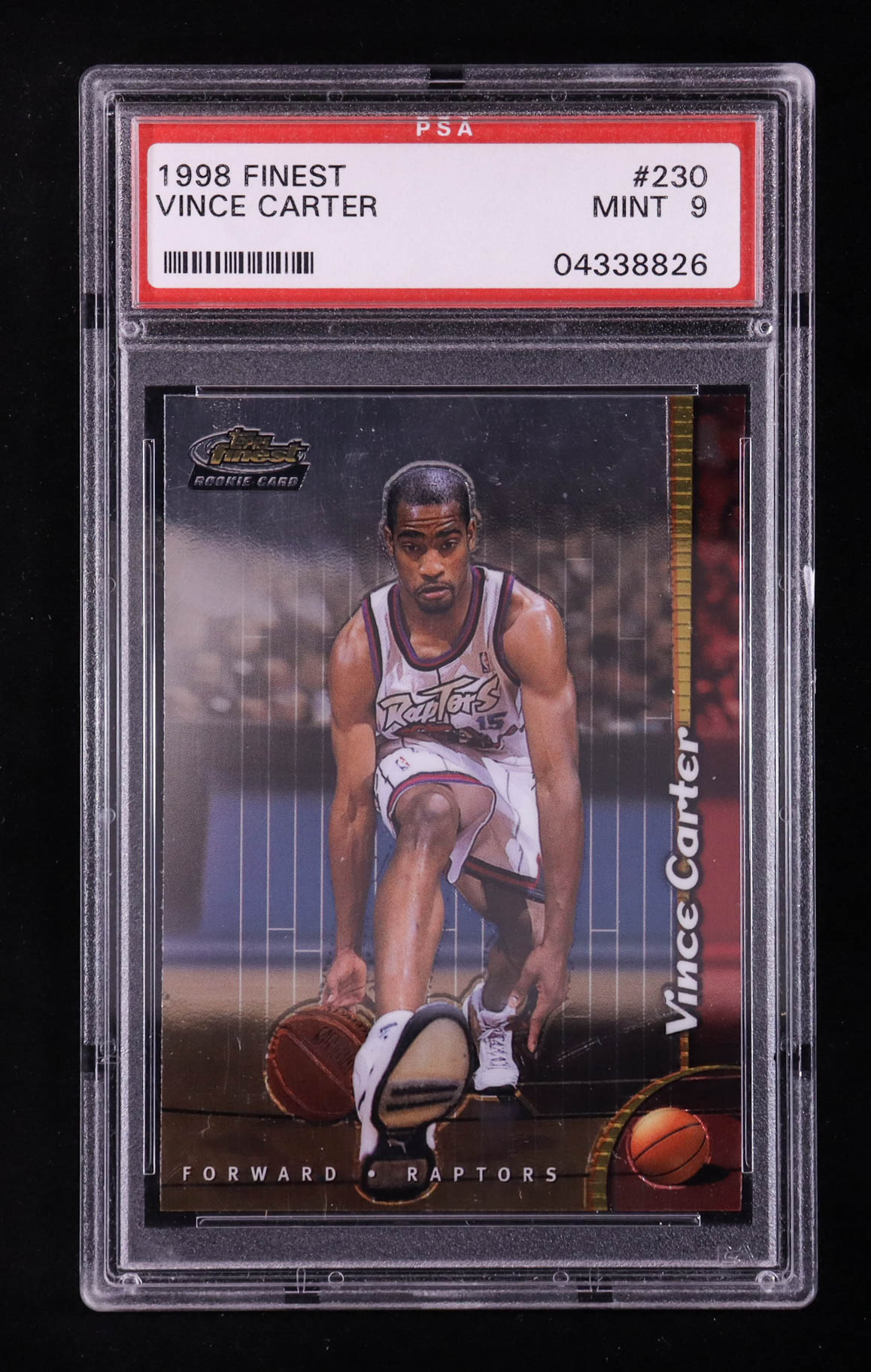 Vince Carter 1998-99 Finest #230 RC (PSA 9) at PristineAuction.com Vince Carter 1998-99 Finest #230 RC (PSA 9) at PristineAuction.com