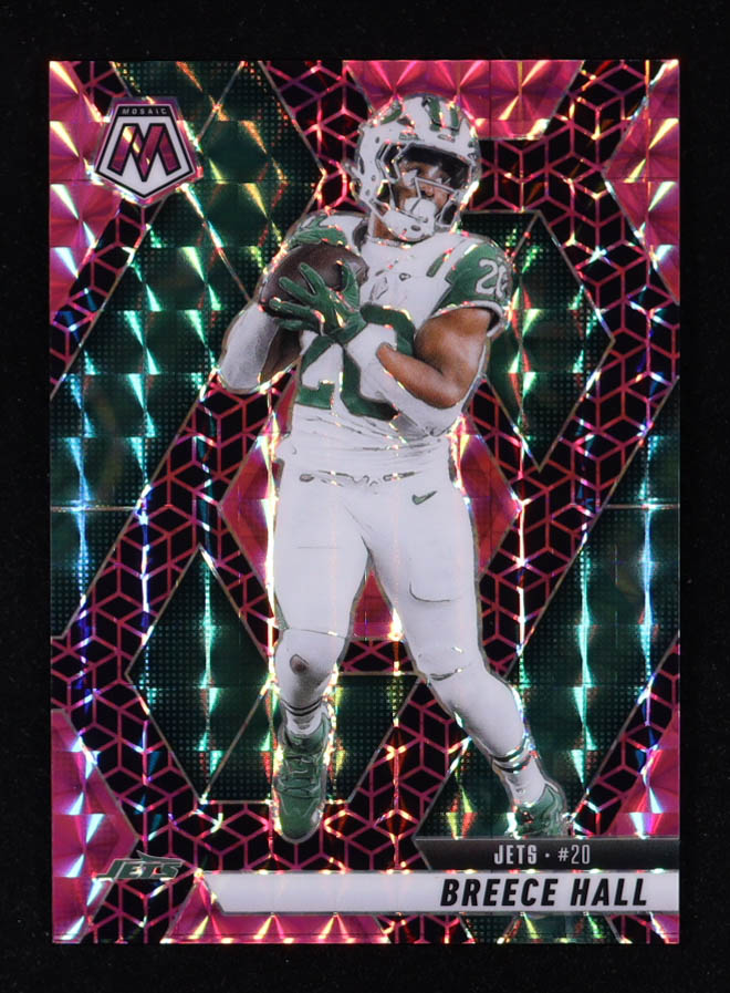 Breece Hall 2025 Panini Mosaic Mosaic Pink Spectris FOTL #236 #11/13 at PristineAuction.com Breece Hall 2025 Panini Mosaic Mosaic Pink Spectris FOTL #236 #11/13 at PristineAuction.com