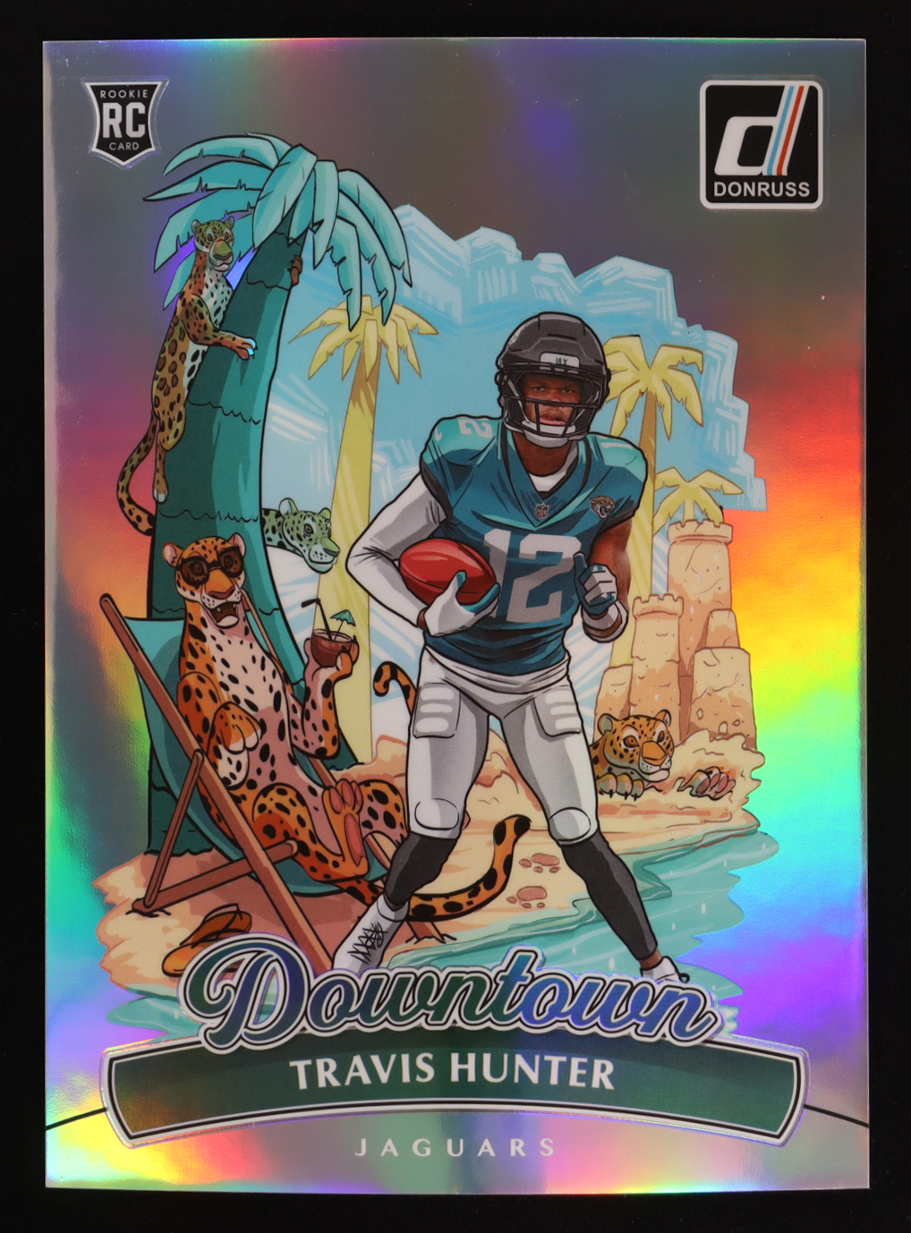 Travis Hunter 2025 Donruss Downtown! Oversize #13 RC at PristineAuction.com Travis Hunter 2025 Donruss Downtown! Oversize #13 RC at PristineAuction.com