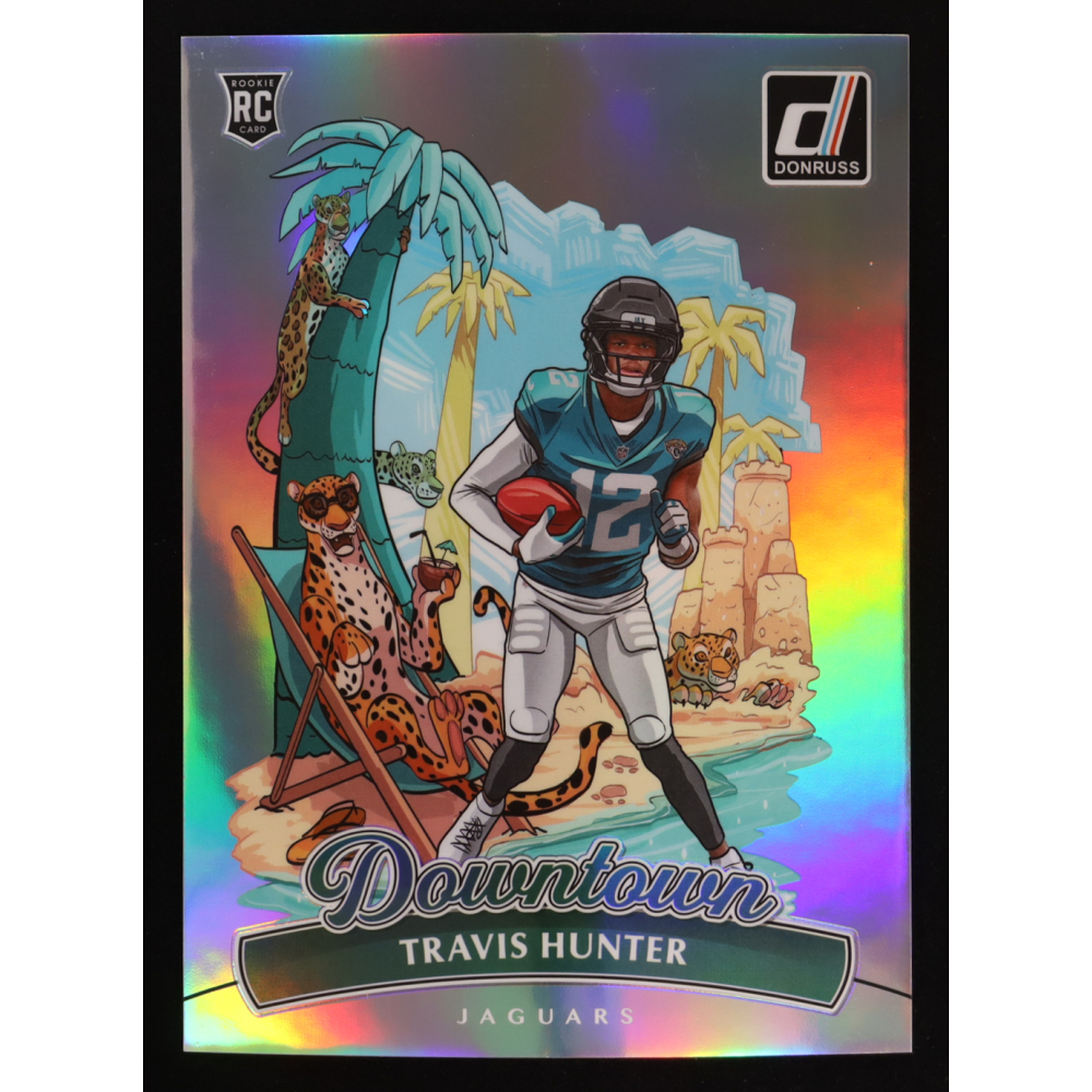 Travis Hunter 2025 Donruss Downtown! Oversize #13 RC at PristineAuction.com