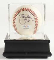 Randy Johnson Signed OML Baseball with Display Case (PSA) at PristineAuction.com