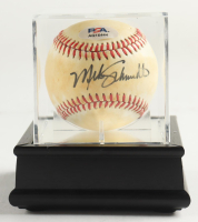 Mike Schmidt Signed ONL Baseball with Display Case (PSA) at PristineAuction.com