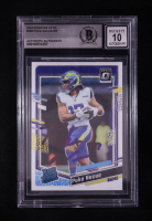 Puka Nacua Signed 2023 Donruss Optic RR #238 RC (BGS | Auto 10) at PristineAuction.com