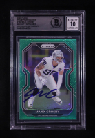 Maxx Crosby Signed 2020 Panini Prizm Prizms Green #136 (BGS | Auto 10) at PristineAuction.com