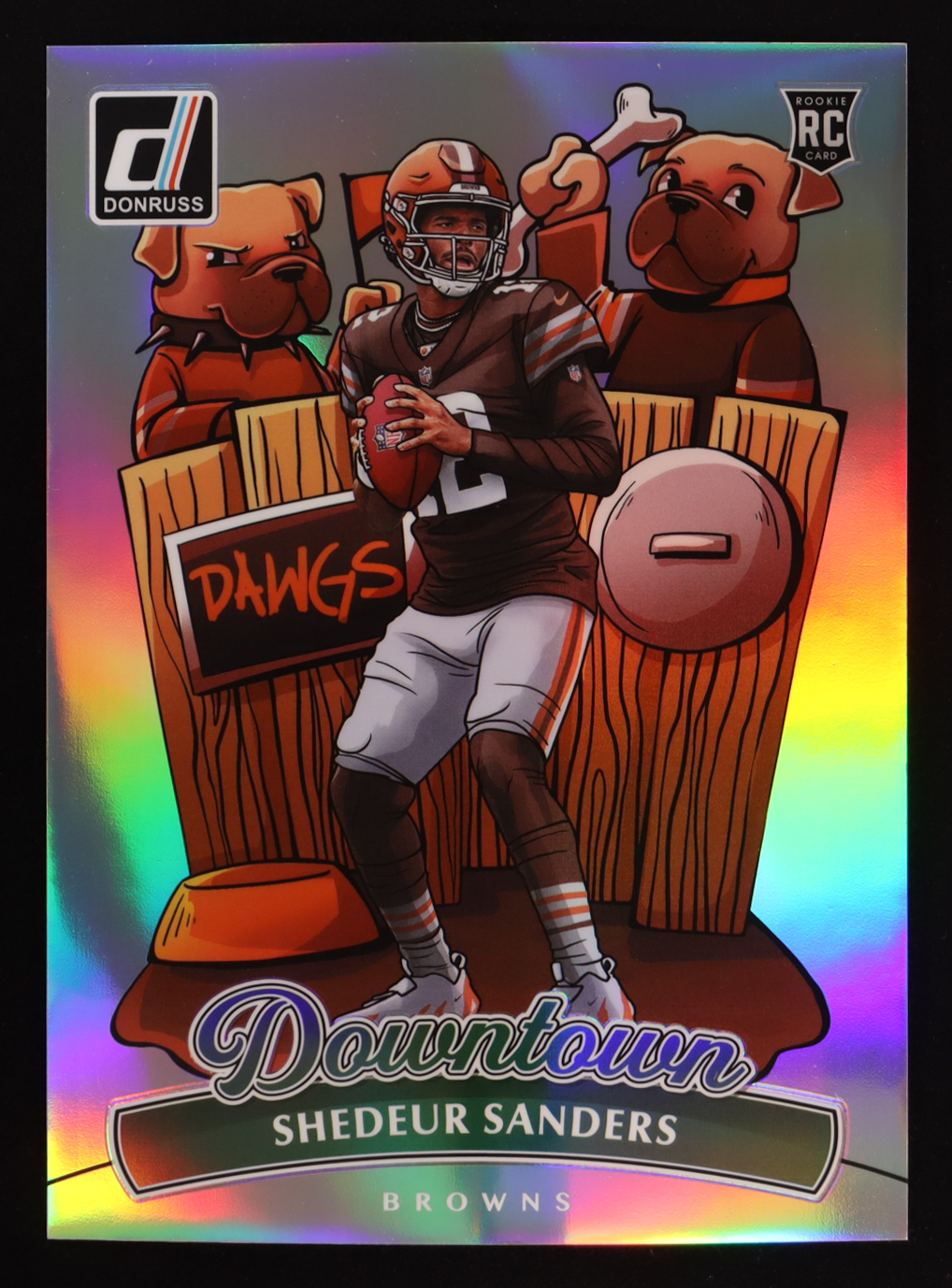 Shedeur Sanders 2025 Donruss Downtown! Oversized #17 RC at PristineAuction.com Shedeur Sanders 2025 Donruss Downtown! Oversized #17 RC at PristineAuction.com