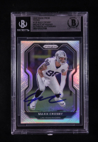Maxx Crosby Signed 2020 Panini Prizm Prizms #136 (BGS) at PristineAuction.com