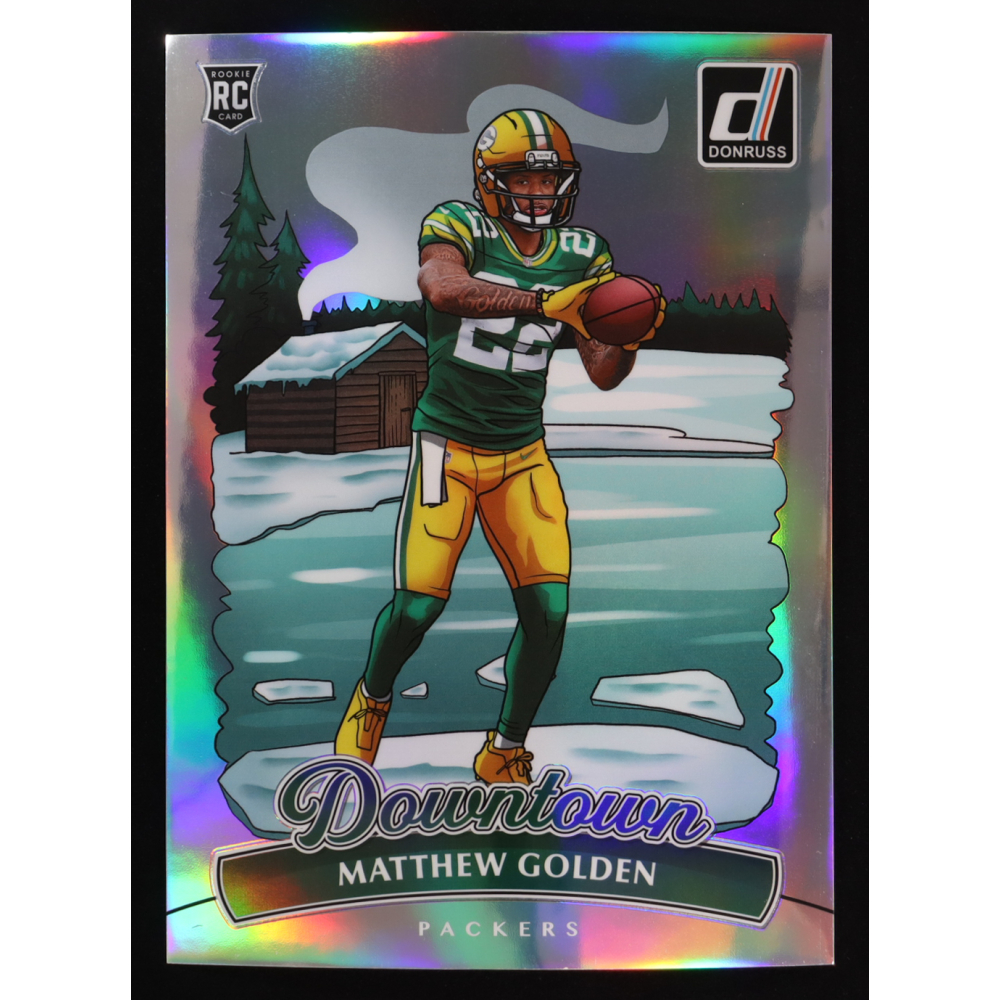 Matthew Golden 2025 Donruss Downtown! Oversize #18 RC at PristineAuction.com