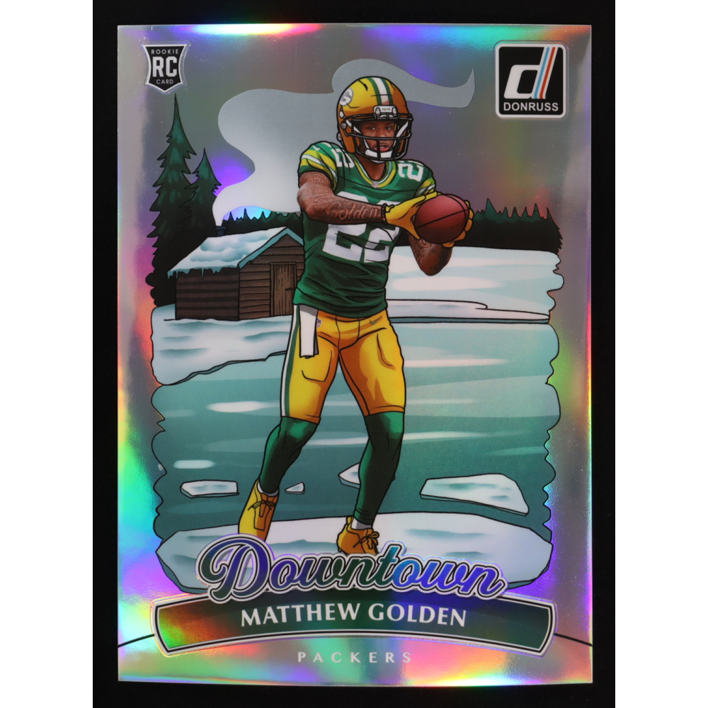 Matthew Golden 2025 Donruss Downtown! Oversize #18 RC at PristineAuction.com