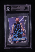 Kevin Owens Signed 2025 Topps Chrome WWE #91 (BGS) at PristineAuction.com