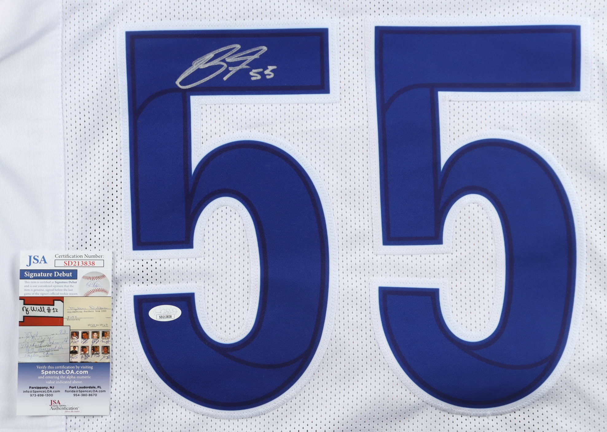 Braden Fiske Signed Jersey (JSA) at PristineAuction.com Braden Fiske Signed Jersey (JSA) at PristineAuction.com