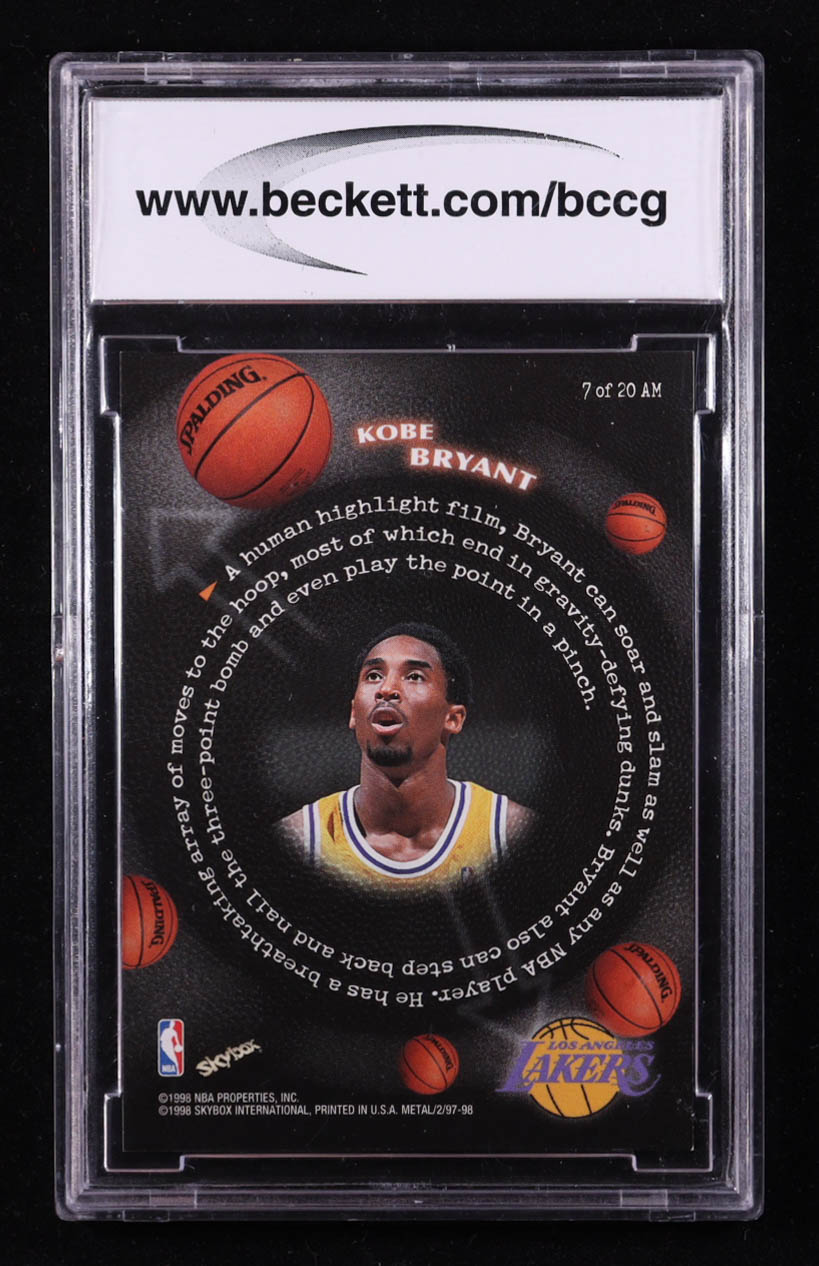 Kobe Bryant 1997-98 Metal Universe Championship All-Millenium Team #7 (BCCG 10) at PristineAuction.com Kobe Bryant 1997-98 Metal Universe Championship All-Millenium Team #7 (BCCG 10) at PristineAuction.com